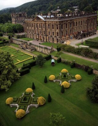 I giardini in stile neoclassico di Chatsworth house