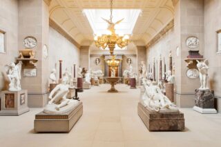 Galleria sculture neoclassiche a chatsworth House