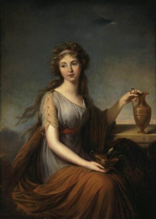 "Ritratto di Anna Pitt come Hebe, coppiera degli dei" - Louise Élisabeth Vigée Le Brun - 1792,"Museo dell'Ermitage", San Pietroburgo
